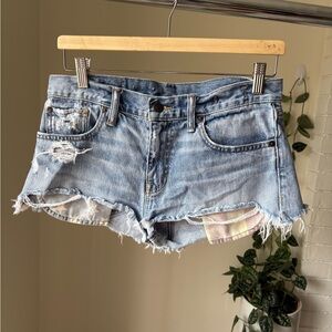 Denim & Supply Ralph Lauren Jean Shorts Super Short Distressed Shorts